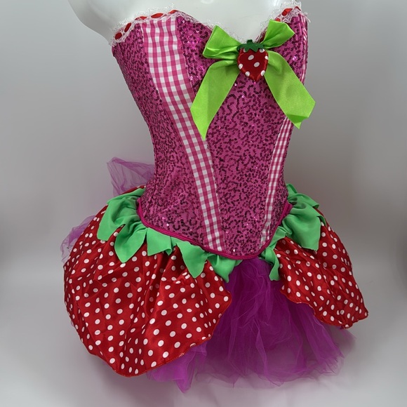Leg Avenue Strawberry Sweetie Strawberry Shortcake Costume - Picture 2 of 11